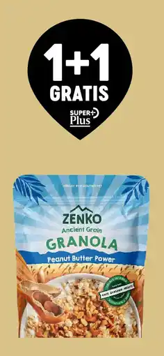 Delhaize Zenko ancient grain granola peanut butter power aanbieding