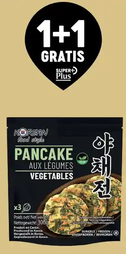 Delhaize Korean food style pancake aux legumes vegetables aanbieding