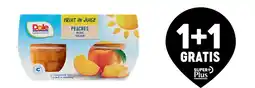 Delhaize Dole fruit in juice peaches aanbieding
