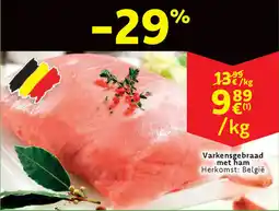 Cora Varkensgebraad met ham aanbieding