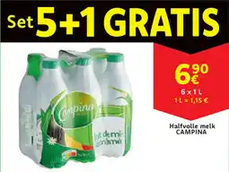 Cora Halfvolle melk campina aanbieding