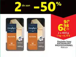 Cora Raclette kaas entremont professionnel aanbieding