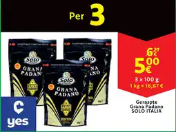 Cora Geraspte grana padano solo italia aanbieding