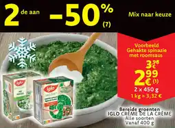 Cora Bereide groenten iglo crème de la crème aanbieding