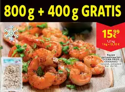 Cora Rauwe garnaalstaarten ocean pride vannamei aanbieding