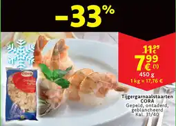 Cora Tijgergarnaalstaarten cora aanbieding