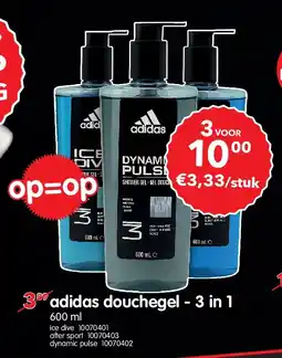 Yess adidas douchegel - 3 in 1 aanbieding
