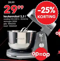 Yess keukenrobot 3,5 l aanbieding