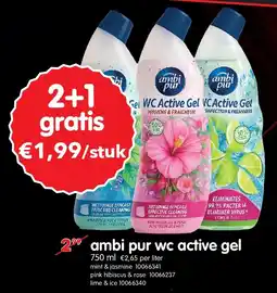 Yess ambi pur wc active gel aanbieding