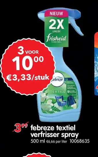 Yess febreze textiel verfrisser spray aanbieding