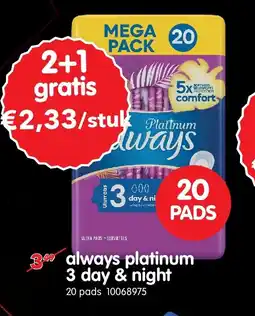 Yess always platinum 3 day & night aanbieding