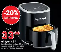Yess airfryer 3,5 l aanbieding