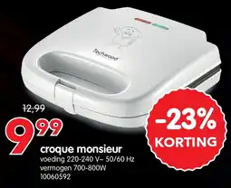 Yess croque monsieur aanbieding