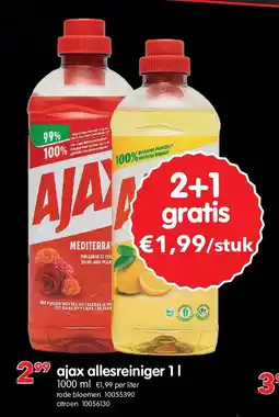 Yess ajax allesreiniger 1 l aanbieding