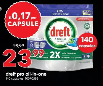 Yess dreft pro all-in-one aanbieding