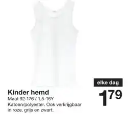 Zeeman Kinder hemd aanbieding