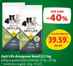 Maxi Zoo Opti Life droogvoer hond 12,5 kg aanbieding