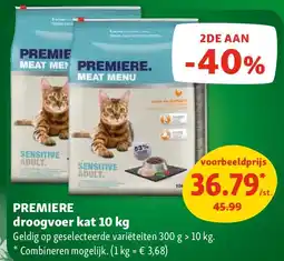 Maxi Zoo PREMIERE droogvoer kat 10 kg aanbieding