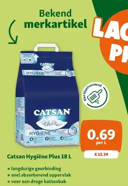 Maxi Zoo Catsan Hygiëne Plus 18 L aanbieding