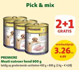 Maxi Zoo PREMIERE Meati natvoer hond 800 g aanbieding