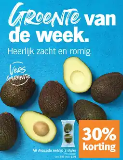 Albert Heijn AH Avocado eetrijp 2 stuks aanbieding
