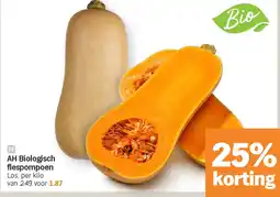Albert Heijn AH Biologisch flespompoen aanbieding