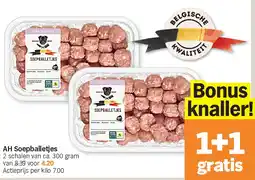 Albert Heijn AH Soepballetjes aanbieding
