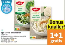 Albert Heijn Iglo Crème de la Crème aanbieding