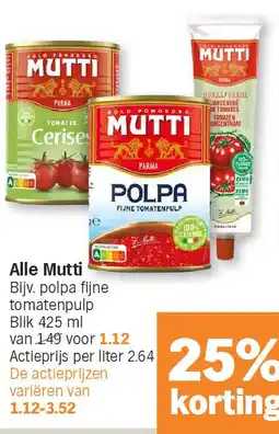 Albert Heijn Alle Mutti aanbieding