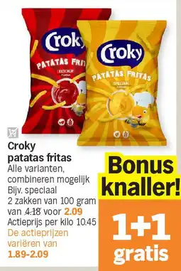 Albert Heijn Croky patatas fritas aanbieding