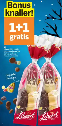 Albert Heijn Libeert Sint en Piet chocoladefiguurtjes aanbieding