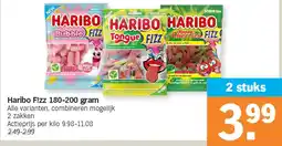 Albert Heijn Haribo F!zz 180-200 gram aanbieding