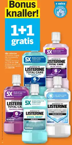 Albert Heijn Alle Listerine aanbieding