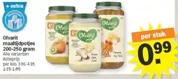 Albert Heijn Olvarit maaltijdpotjes 200-250 gram aanbieding