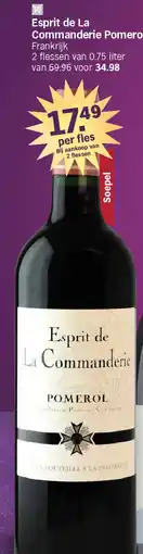 Albert Heijn Esprit de La Commanderie Pomerol aanbieding