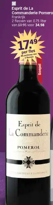 Albert Heijn Esprit de La Commanderie Pomerol aanbieding