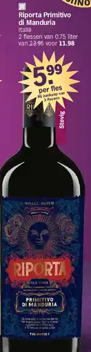 Albert Heijn Riporta Primitivo di Manduria aanbieding