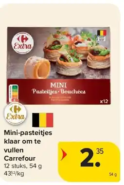 Carrefour Mini-pasteitjes klaar om te vullen Carrefour aanbieding