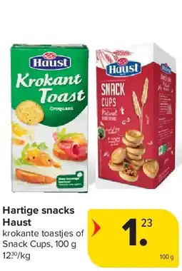 Carrefour Hartige snacks Haust aanbieding