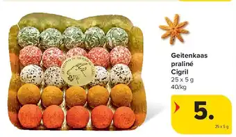 Geitenkaas praliné Cigril