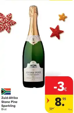 Carrefour Zuid-Afrika Stone Pine Sparkling aanbieding