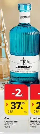 Carrefour Gin L’Acrobate aanbieding