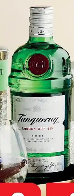 Carrefour London Dry Gin Tanqueray aanbieding