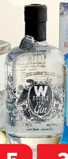 Carrefour Wilderen Double You Gin aanbieding