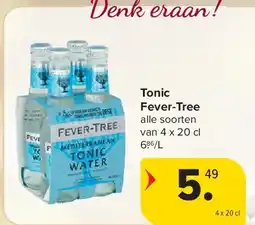 Carrefour Tonic Fever-Tree aanbieding