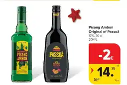 Carrefour Pisang Ambon Original of Passoã aanbieding