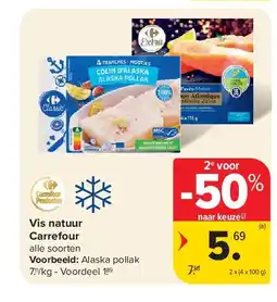 Carrefour Vis natuur Carrefour aanbieding