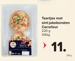 Carrefour Taartjes met sint-jakobsnoten Carrefour aanbieding