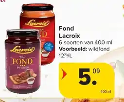 Carrefour Fond Lacroix aanbieding