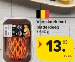Carrefour Vleeskoek met bladerdeeg aanbieding